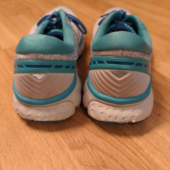 Brooks Ghost 11 Running Shoes Sneakers Womens 9.5B Gray Green 1202771B118 - Picture 3 of 7